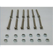 A Set of M5 x 60mm Stainless Steel Inner Hex Head Screw